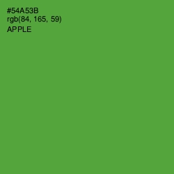 #54A53B - Apple Color Image