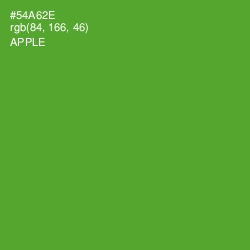 #54A62E - Apple Color Image