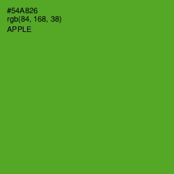 #54A826 - Apple Color Image