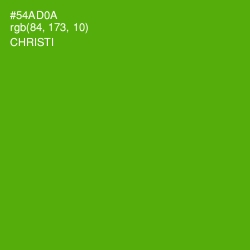 #54AD0A - Christi Color Image