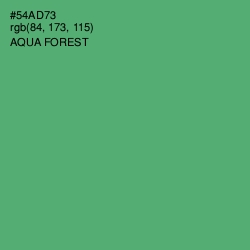 #54AD73 - Aqua Forest Color Image