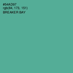 #54AD97 - Breaker Bay Color Image