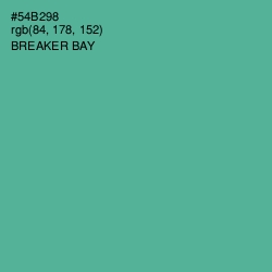#54B298 - Breaker Bay Color Image