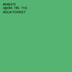 #54B472 - Aqua Forest Color Image