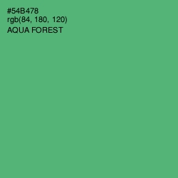 #54B478 - Aqua Forest Color Image