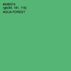 #54B574 - Aqua Forest Color Image