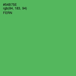 #54B75E - Fern Color Image