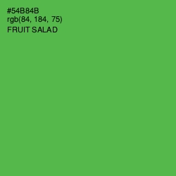 #54B84B - Fruit Salad Color Image