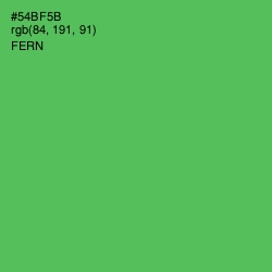 #54BF5B - Fern Color Image