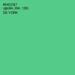 #54CC87 - De York Color Image