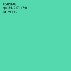 #54D9AE - De York Color Image