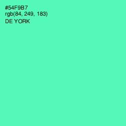 #54F9B7 - De York Color Image