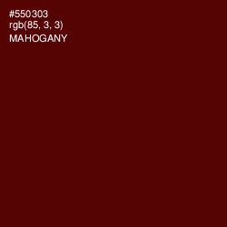 #550303 - Mahogany Color Image