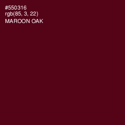 #550316 - Maroon Oak Color Image