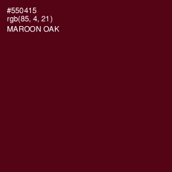 #550415 - Maroon Oak Color Image
