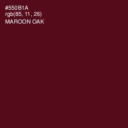 #550B1A - Maroon Oak Color Image