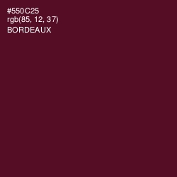 #550C25 - Bordeaux Color Image