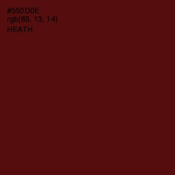 #550D0E - Heath Color Image