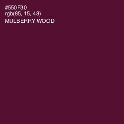 #550F30 - Mulberry Wood Color Image