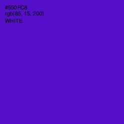 #550FC8 - Purple Heart Color Image