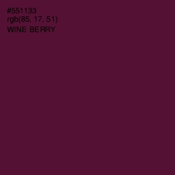 #551133 - Wine Berry Color Image