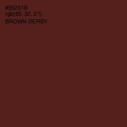 #55201B - Brown Derby Color Image