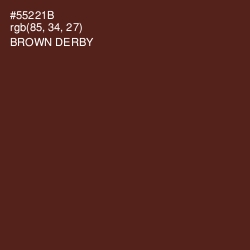 #55221B - Brown Derby Color Image