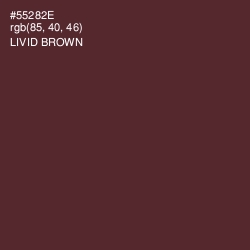 #55282E - Livid Brown Color Image