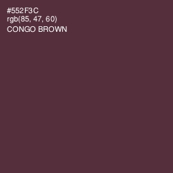 #552F3C - Congo Brown Color Image