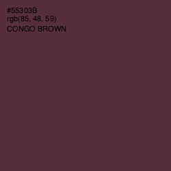 #55303B - Congo Brown Color Image