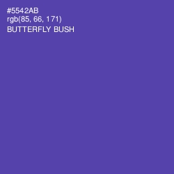 #5542AB - Butterfly Bush Color Image