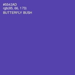 #5542AD - Butterfly Bush Color Image