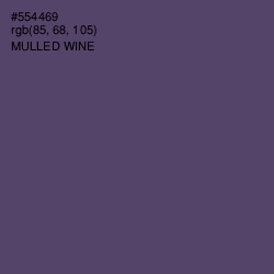 #554469 - Mulled Wine Color Image