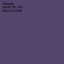 #55446C - Mulled Wine Color Image