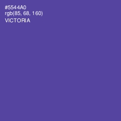 #5544A0 - Victoria Color Image