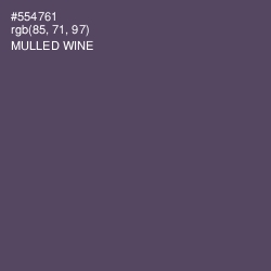 #554761 - Mulled Wine Color Image