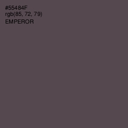 #55484F - Emperor Color Image