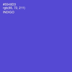 #5548D3 - Indigo Color Image