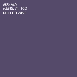 #554A69 - Mulled Wine Color Image