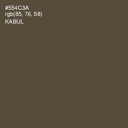 #554C3A - Kabul Color Image