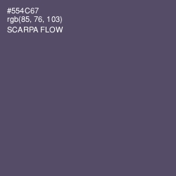 #554C67 - Scarpa Flow Color Image