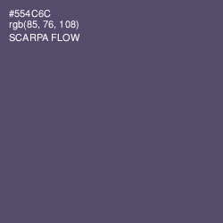 #554C6C - Scarpa Flow Color Image