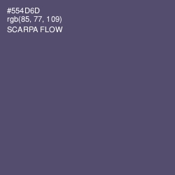 #554D6D - Scarpa Flow Color Image