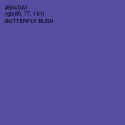 #554DA1 - Butterfly Bush Color Image