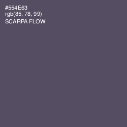 #554E63 - Scarpa Flow Color Image