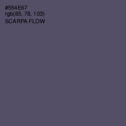 #554E67 - Scarpa Flow Color Image