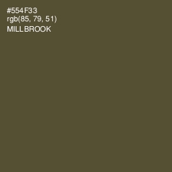 #554F33 - Millbrook Color Image