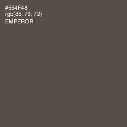 #554F48 - Emperor Color Image