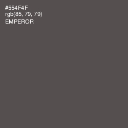 #554F4F - Emperor Color Image