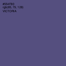 #554F80 - Victoria Color Image